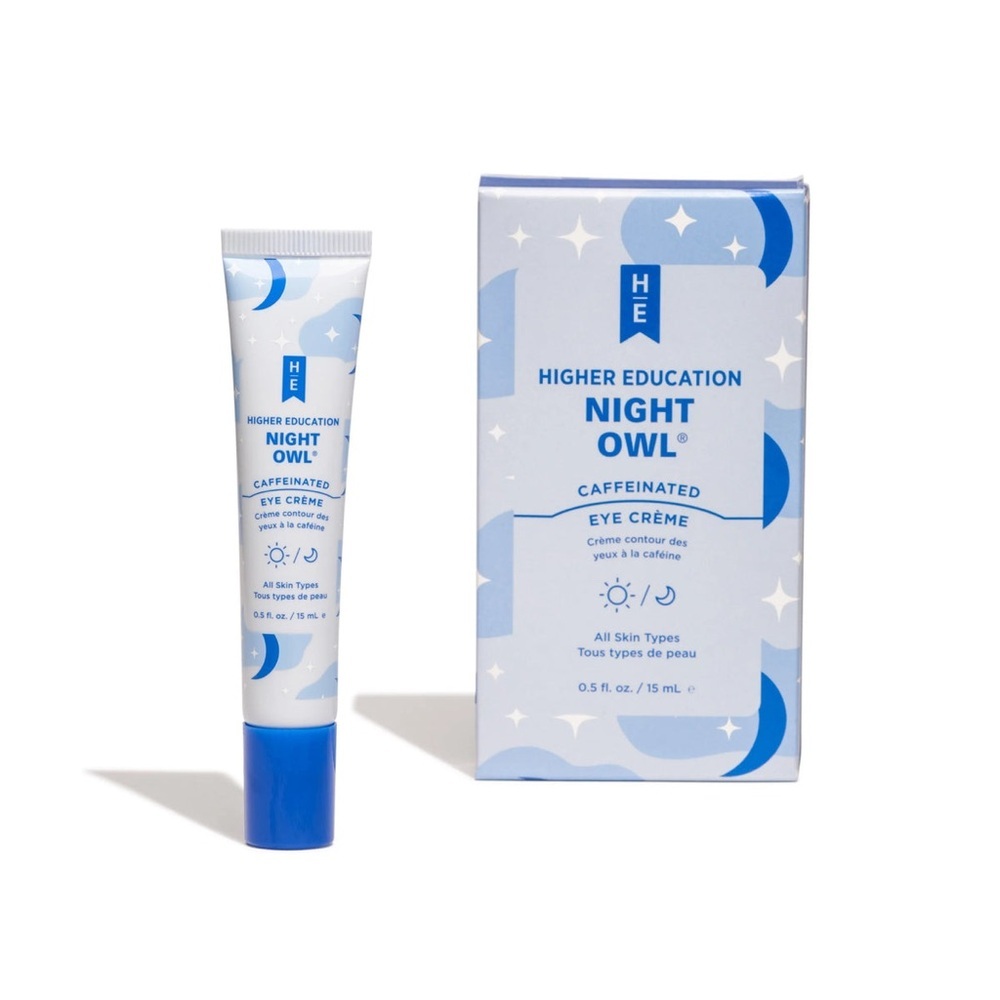 Higher Education Skincare Night Owl Caffeinated Eye Crème‎ - 15ml/.5 fl oz - NWB